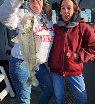 Hooked on Walleye fishing at Lake Erie!